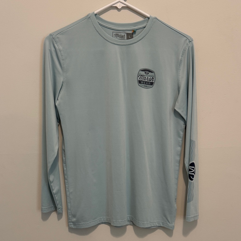 Marsh Wear Tech Shirt Light Blue
